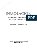 Inmolación. Enrique Olmos