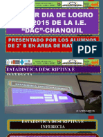 1° Dia de Logro de Estadistica Del 2015