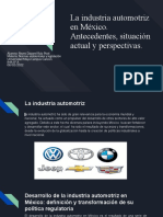 La Industria Automotriz en México