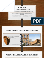 Group 1 - Laminated Timber & Brick Cladding