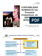 Confiabilidad Humana en Los Procesos Productivos