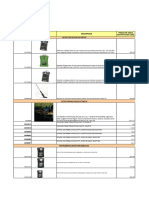 Lista de Precios Deteccion de Gases Portatil 2012