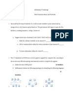 Form 4 Term 1 Diagnostic Test Data Communications