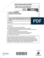 Mathematics: Pearson Edexcel International GCSE