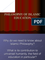 Topic 3 PHILOSOPHY OF ISLAMIC EDUCATION