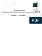 Inregistrator Temperatura: Manual Utilizare