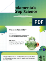 Fundamentals Fundamentals Fundamentals of Crop Science of Crop Science of Crop Science