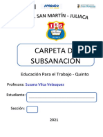 Subsanación Académica 2021 5º Enero