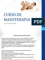 Curso de Masoterapia Ii Semana