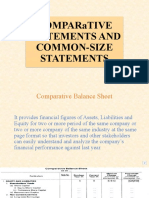 (PPT) Comparitive Statements and Common-Size Statements