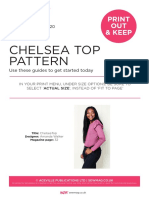 Chelsea Top Pattern: Print OUT & Keep