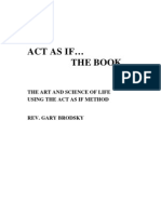 Act As If - Gary Brodsky