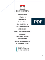 FMCG Company Report