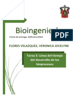 Línea Del Tiempo de Los Bioprocesos