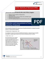 Unit 2.5 (2) : Income Elasticity of Demand (YED) : What You Should Know by The End of This Chapter