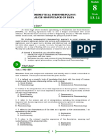 Hermeneutical Phenomenology: Analyze Significance of Data: G11/12-DISS-MELC 5.5