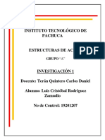 Investigación Estrcuturas y Perfiles de Acero de Vanguardia