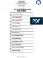 Asistencia de Votaciones 2022