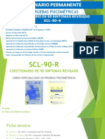 En Pruebas Psicométricas: Cuestionario de 90 Síntomas Revisado SCL-90-R