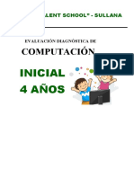 Formato Evaluación Diagnostica de Comunicación - 1º