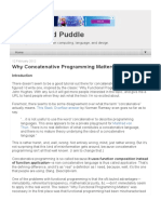 The Big Mud Puddle - Why Concatenative Programming Matters