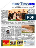 Japan Grants More Than US$14m For Aid Projects: Vientiane Times