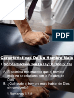 Caracteristicas de Un Hombre Malo