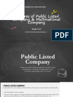 W1&2 Features of Public Listed Company and Multinational Company