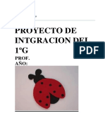 Proyecto de Integracion y Plan 2022