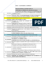 Calendário Ufpe 2022