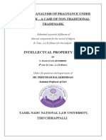 Intellectual Property Law: A Critical Analysis of Fragnance Under Trademark - A Case of Non-Traditional Trademark