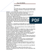 Phys 100 SERIES: Classic Mechanics