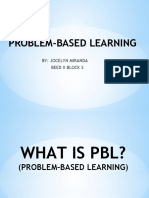 Problem-Based Learning Jocelyn.