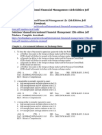 Edoc - Tips Test Bank International Financial Management 12th Edition Jeff