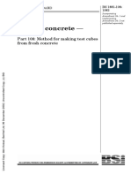 BS 1881.108-83 - Testing Concrete (Method For Making Test Cubes From Fresh Concrete)