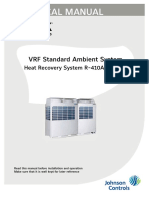 Technical Manual: VRF Standard Ambient System