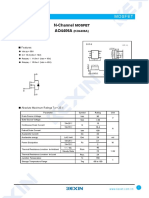 SMD Type Mosfet: N-Channel AO4406A