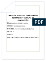 Tarea 2 Termodinamica Ejercicios Resueltos - Paucar