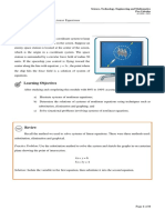 Study Guide 1.6 - Systems of Non-Linear Equation