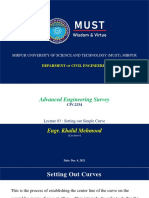 Lec # 03 Setting Out Simple Curve