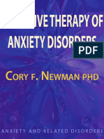 Cognitive Therapy of Anxiety Disorders