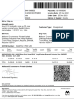 Bill To / Ship To:: Qty Gross Amount Discount Other Charges Taxable Amount CGST SGST/ Ugst Igst Cess Total Amount