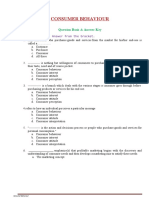 Consumer Behaviour: Choose The Correct Answer From The Bracket