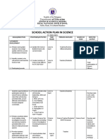 School Action Plan in Science: Department of Education