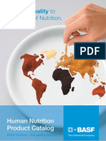 BASF Nutrition Ingredients - Global Product Catalog - Human January - 2009