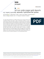 Formation of Giant Iron Oxide-Copper-Gold Deposits by Superimposed, Episodic Hydrothermal Pulses