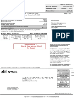 Sample Bill # 1 Elec & Gas With No ESCO For Supply