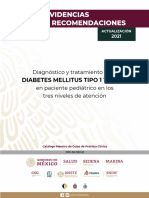 Diagnóstico y Tratamiento de La DIABETES MELLITUS 1 Y 2 EN PACIENTE PEDIATRICO