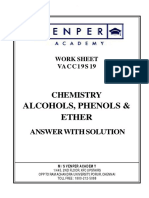 Alcohols, Phenols & Ether - Answers