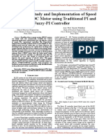 Comparative Study and Implementation of Speed Control of BLDC Motor Using Traditional Pi and Fuzzy Pi Controller IJERTV9IS040527